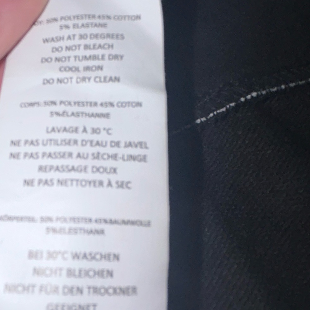 3/$20 Boohoo black Lace-Up pull on pants ladies 10 - Picture 7 of 7